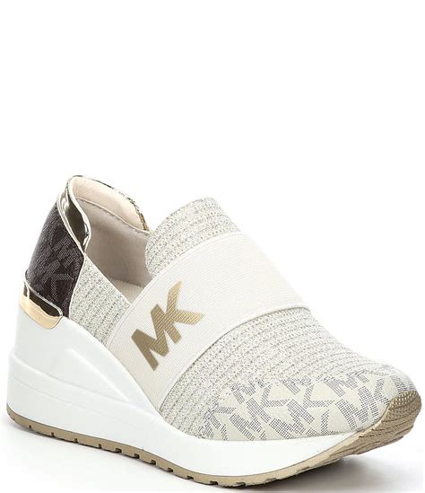 michael kors wedges sneakers|michael kors slip on sneakers.